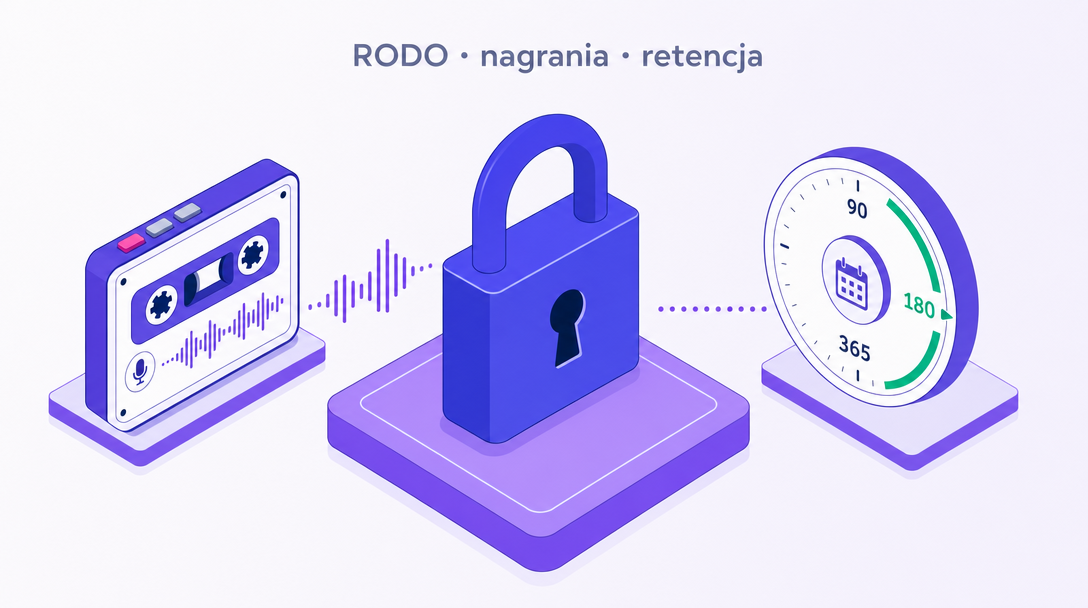 RODO i nagrania rozmów: co możesz, czego nie i jak ustawić czas przechowywania