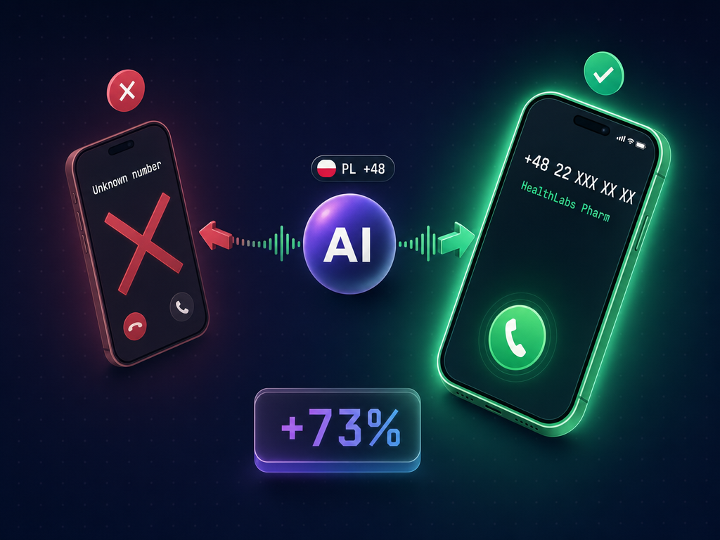 Preview: your own local number and 73% of calls answered
