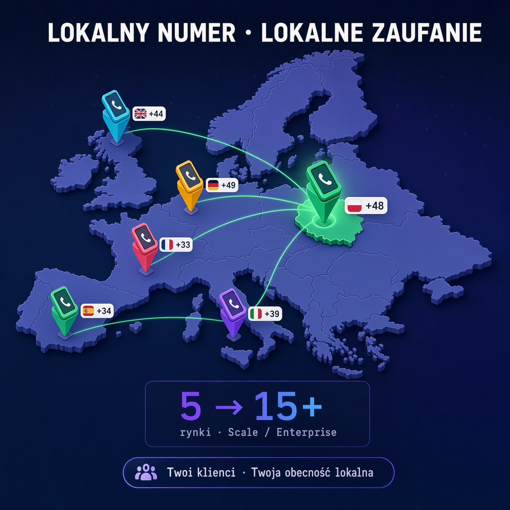 Lokalny numer na każdym rynku