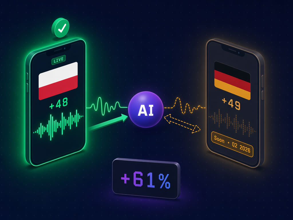 Podgląd: sprzedaż w wielu językach — polski i angielski w Starterze, więcej w Scale