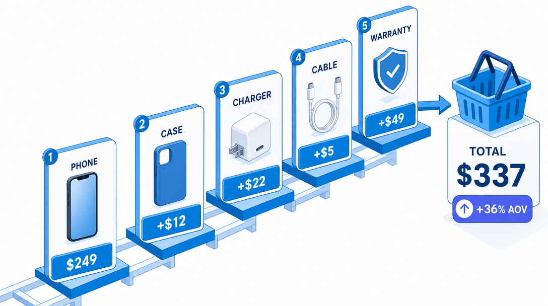 Call steps and the growing basket value